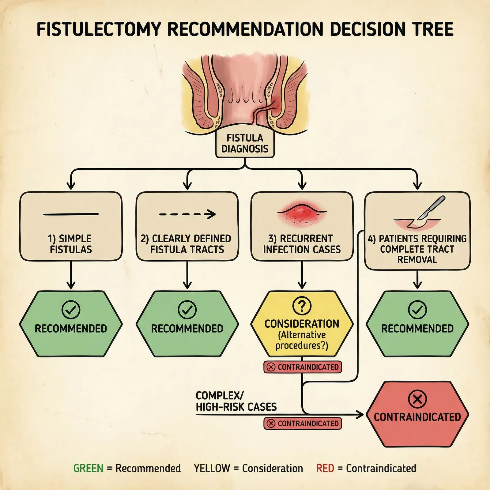 When Is Fistulectomy Recommended?