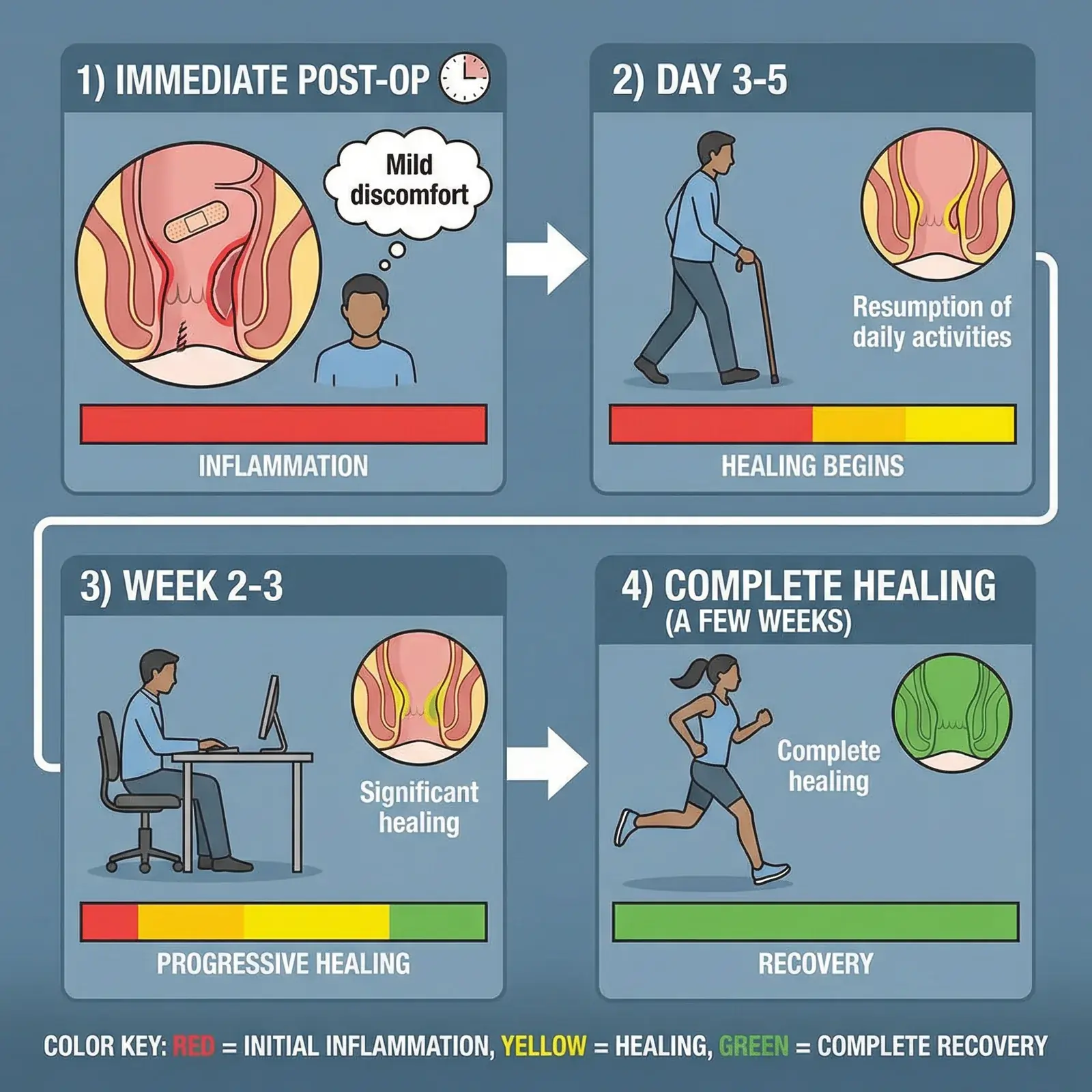 Recovery After Laser Fistula Surgery