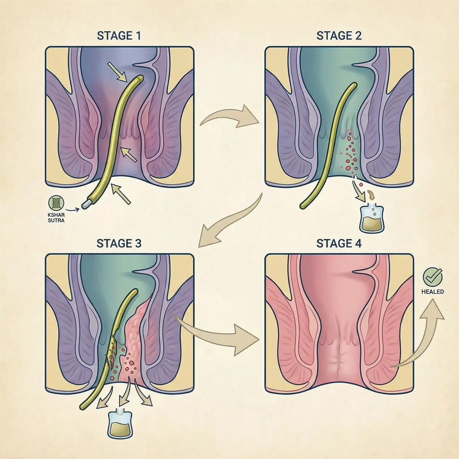 How Does Kshar Sutra Work?